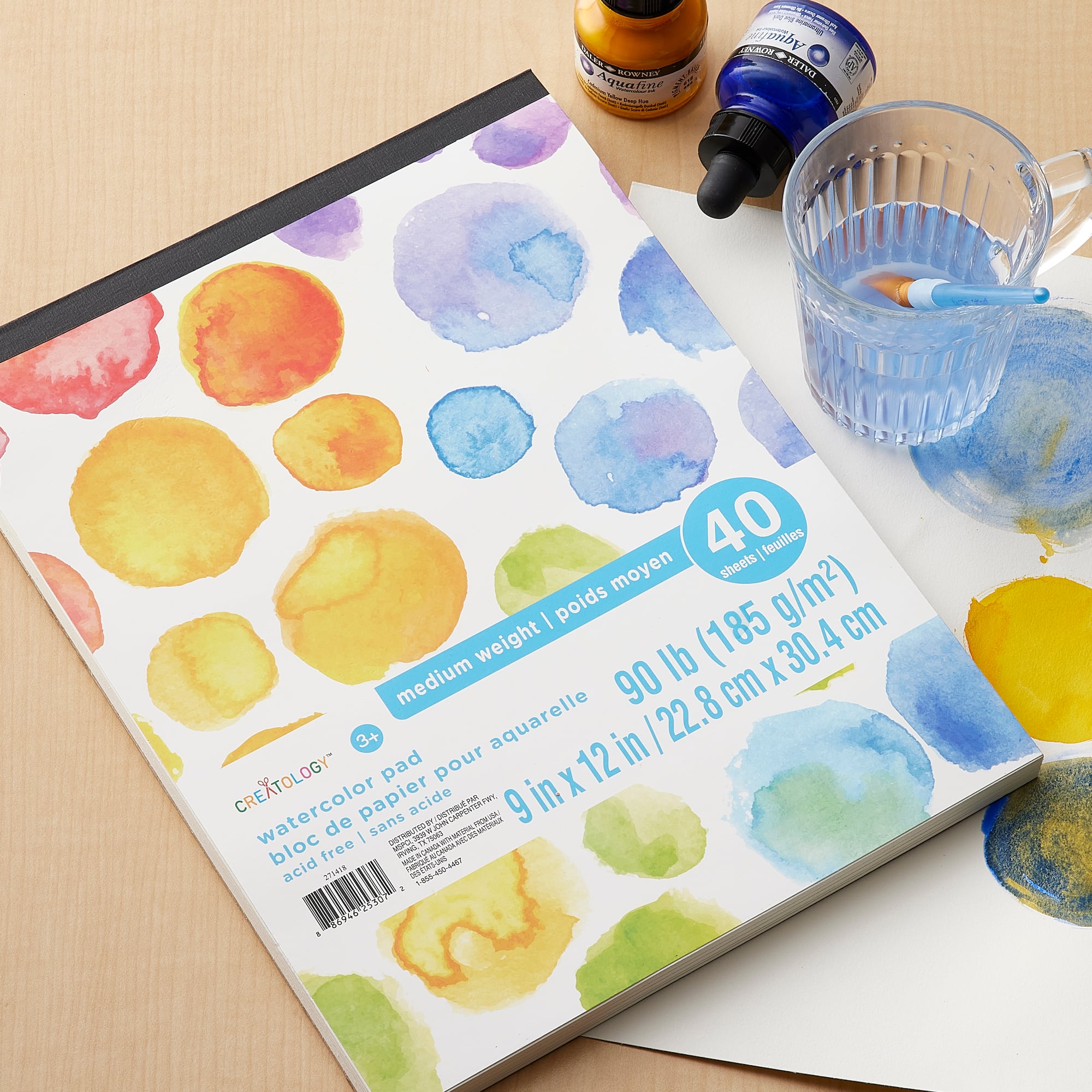 Watercolor Paper Pad by Creatology™, 9" x 12"